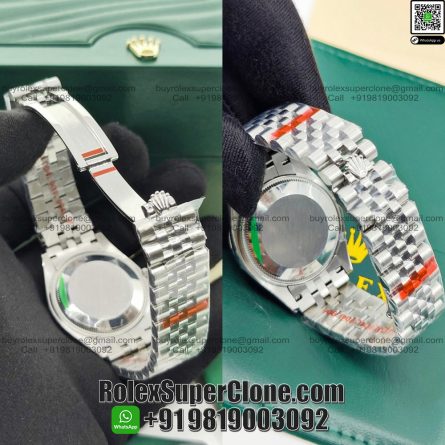 Rolex Datejust 31mm Super Clone Swiss Replica Watch | Pink Dial with Diamonds Ref 278274 | 2236 Swiss Movement - Image 5