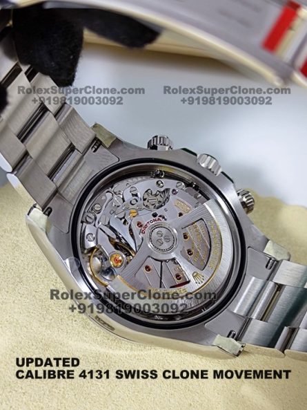 Rolex Daytona Black Dial Super Clone Swiss Replica Watch | Ref 126500LN | 4131 Swiss Movement - Image 4