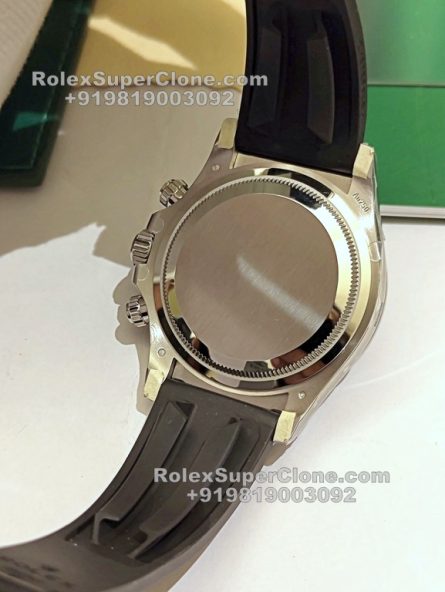 Rolex Daytona Mother of Pearl Dial Super Clone Swiss Replica Watch | OysterFlex Strap | Ref 126589RBR | 4131 Swiss Movement - Image 6