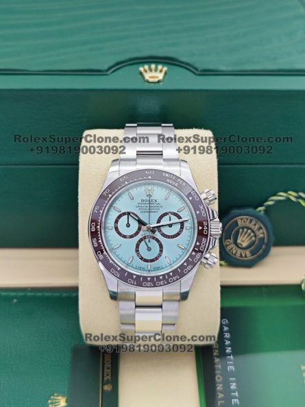 Rolex Daytona Ice Blue Dial Super Clone Swiss Replica Watch | Ref 126506 | 4131 Swiss Movement - Image 5