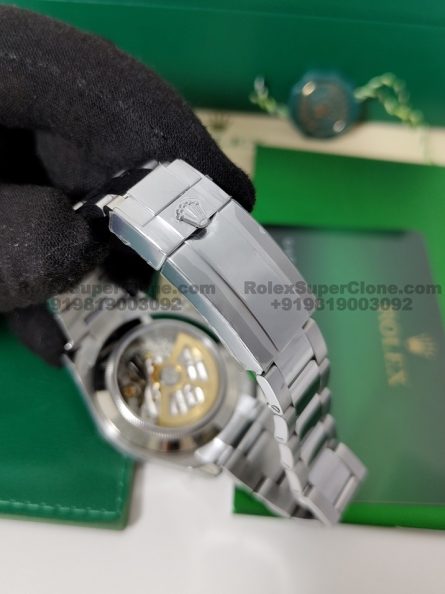 Rolex Daytona Ice Blue Dial Super Clone Swiss Replica Watch | Ref 126506 | 4131 Swiss Movement - Image 8