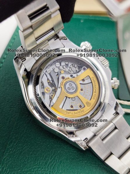 Rolex Daytona Ice Blue Dial Super Clone Swiss Replica Watch | Ref 126506 | 4131 Swiss Movement - Image 4