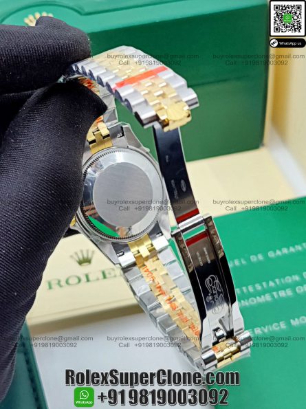 Rolex Datejust 31mm Super Clone Swiss Replica Watch | Mother of Pearl Dial with Diamonds Ref 278273 | 2236 Swiss Movement - Image 6