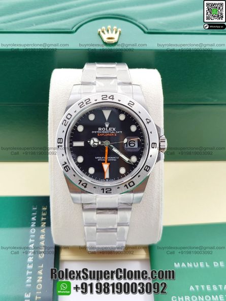 Rolex Explorer II Super Clone Swiss Replica Watch | Black Dial Ref 226570 | 3285 Swiss Movement - Image 5