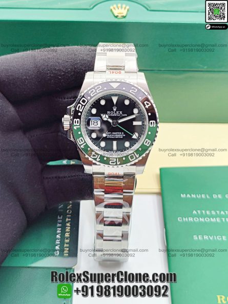 Rolex GMT Master II Sprite Super Clone Swiss Replica Watch | Ref 126720VTNR | 3285 Swiss Movement - Image 6