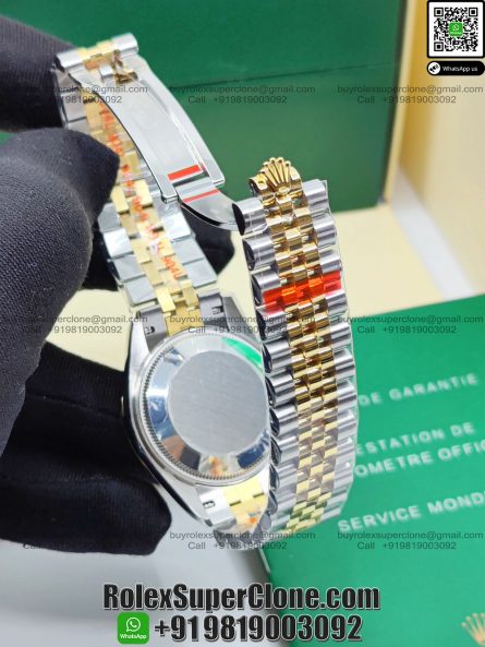 Rolex Datejust 31mm Super Clone Swiss Replica Watch | Mother of Pearl Dial with Diamonds Ref 278273 | 2236 Swiss Movement - Image 5