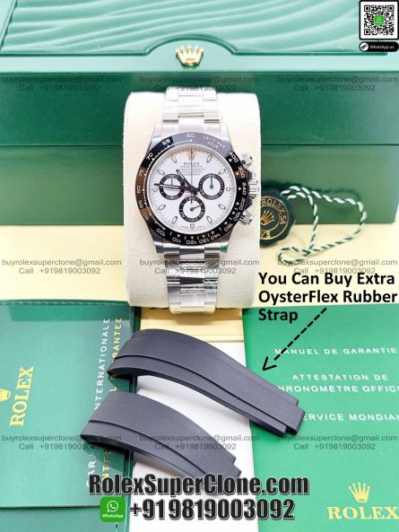 Rolex Daytona Panda Super Clone Swiss Replica Watch | Ref 116500LN | 4130 Swiss Movement - Image 6