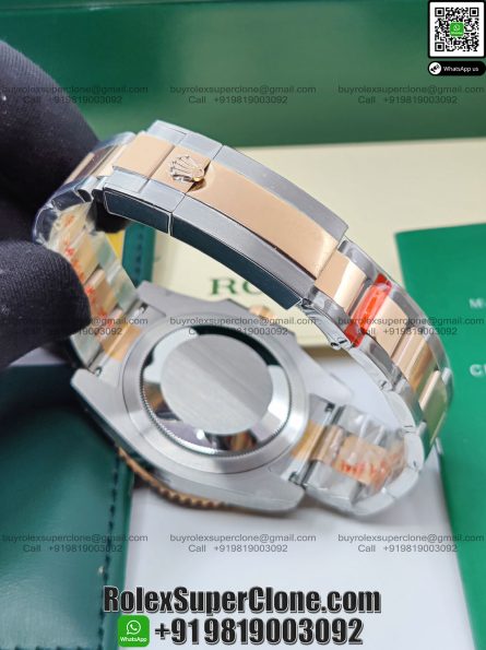 Rolex GMT Master II Root Beer Two Tone Super Clone Swiss Replica Watch | Ref 126711CHNR | 3285 Swiss Movement - Image 6