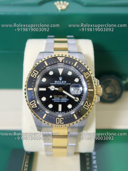 Rolex Sea-Dweller 43mm Two Tone Super Clone Swiss Replica Watch | Ref 126603 | 3235 Swiss Movement - Image 3