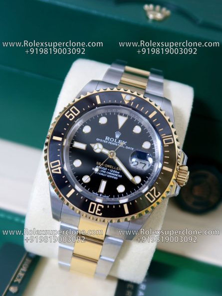 Rolex Sea-Dweller 43mm Two Tone Super Clone Swiss Replica Watch | Ref 126603 | 3235 Swiss Movement - Image 4