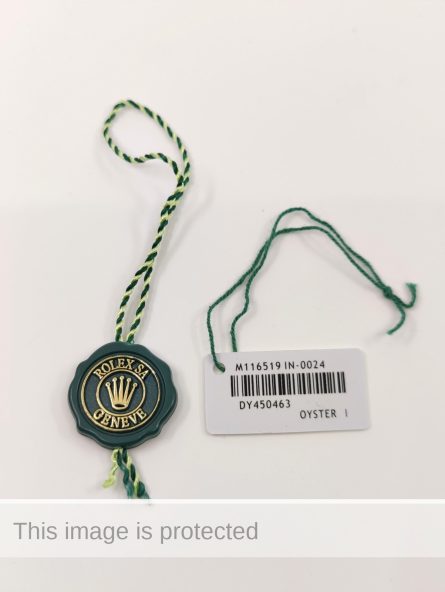 Rolex Authenticity Certified 3d Hologram Tag + Custom Made Serial Number Printed Tag - Image 3