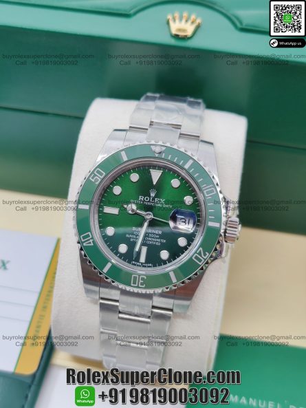 Rolex Submariner Hulk Super Clone Swiss Replica Watch | Ref 116610LV | 3135 Swiss Movement - Image 6