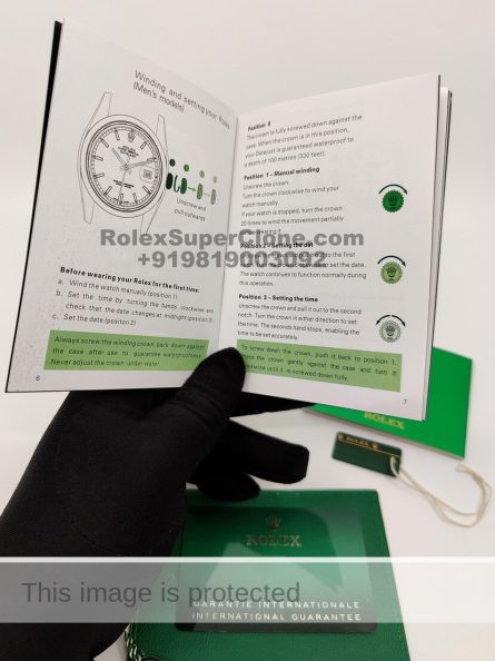 Rolex Watch Manual Set According To Your Watch Model - Image 3