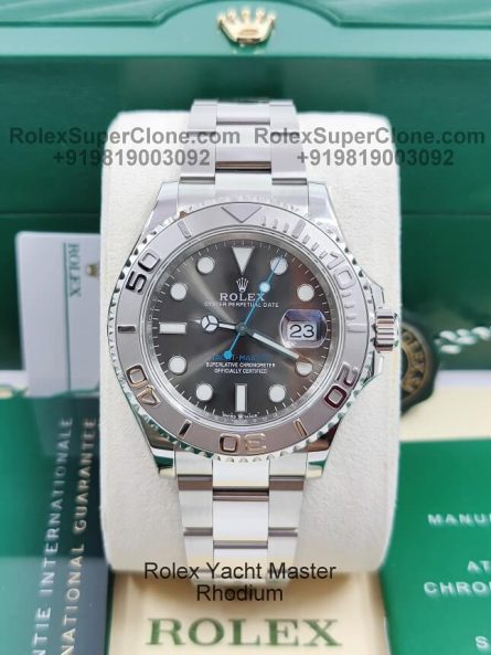 Rolex Yacht Master Slate Dial Super Clone Swiss Replica Watch | Ref 126622 | 3235 Swiss Movement - Image 4