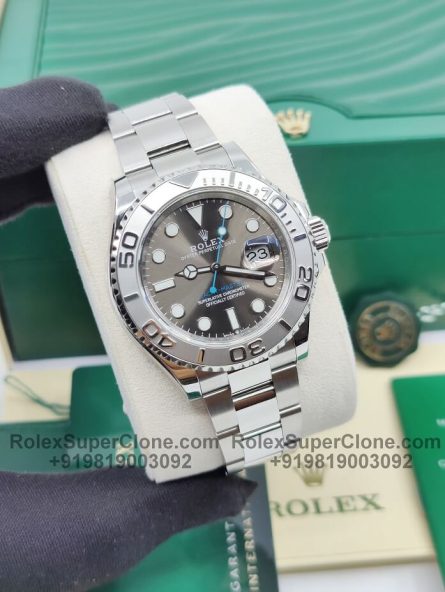 Rolex Yacht Master Slate Dial Super Clone Swiss Replica Watch | Ref 126622 | 3235 Swiss Movement - Image 3
