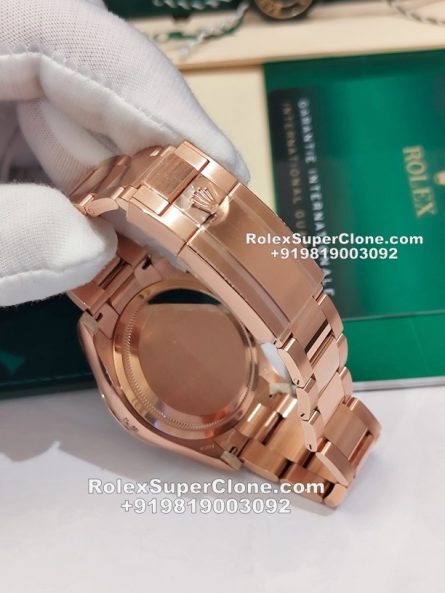 Rolex Daytona Diamonds Dial Super Clone Swiss Replica Watch | 18k Rose Gold | Ref 126505 | 4131 Swiss Movement - Image 8